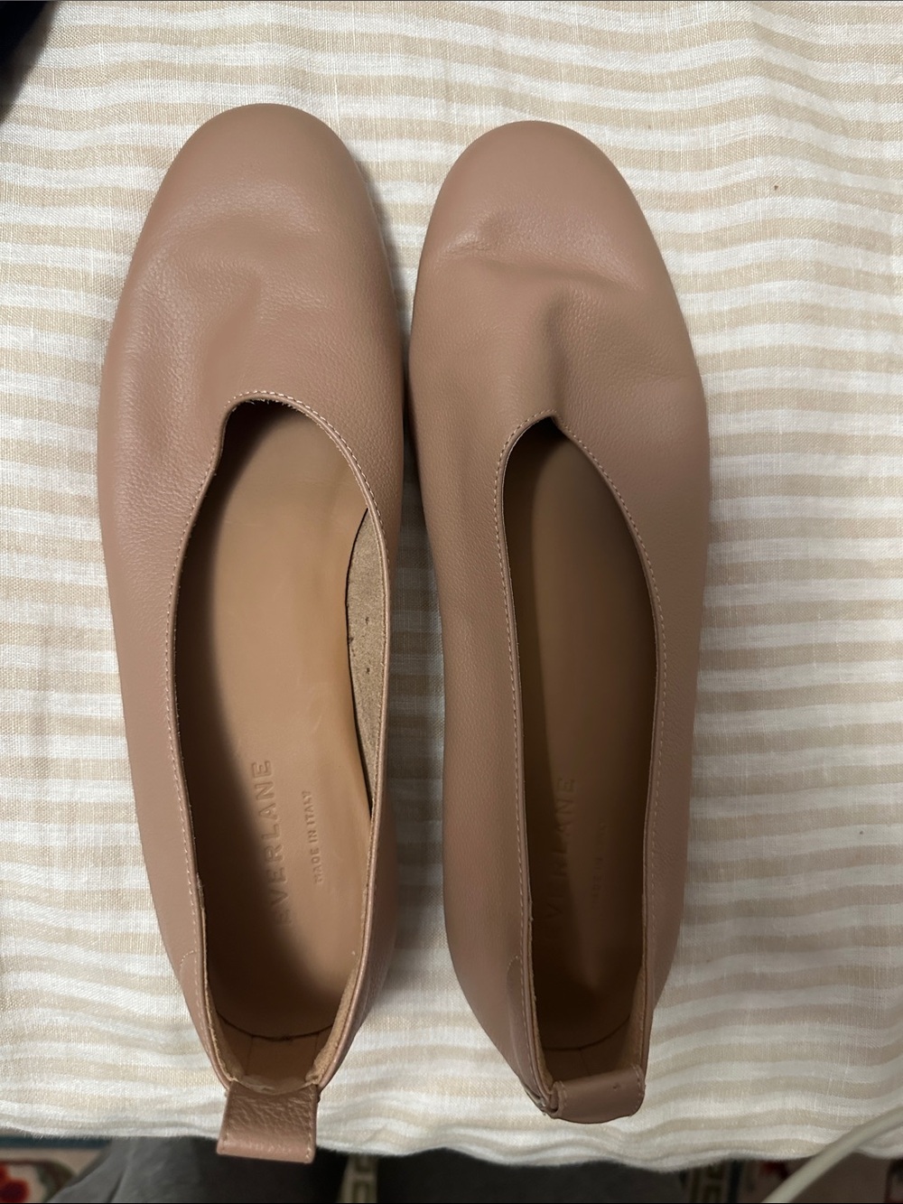 Everlane Women's Ballet Flats in Taupe Pink